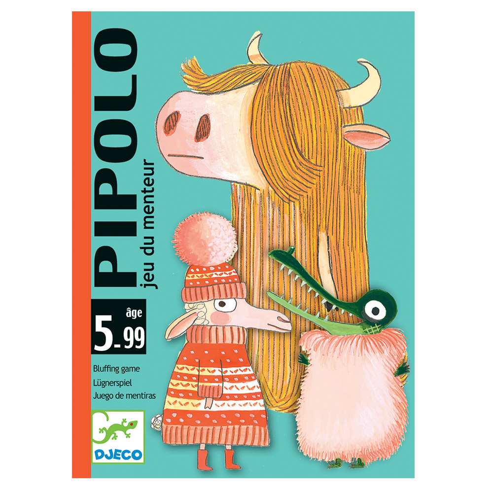 DJECO Pipolo Jeu de cartes du menteur Chez Rentreediscount Les Trésors de Lizie